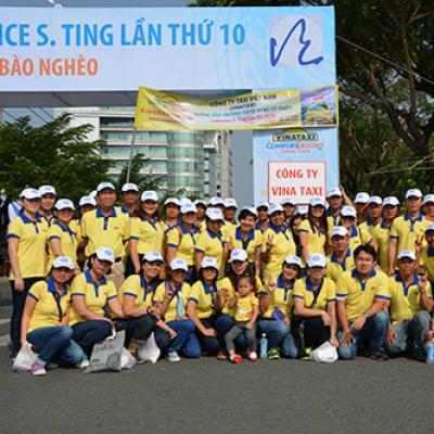 Vinataxi vinh dự là nhà tài trợ vàng cho chương trình " đi bộ từ thiện lawrence s.ting lần thứ 10"